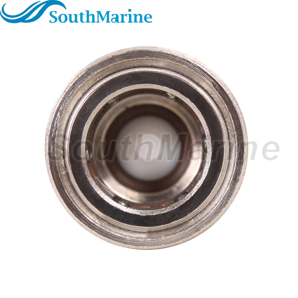 Boat Motor 3GF-70250-0 3GF702500M 3GF-70250-1 3GF702501M Fuel Line Connector for Tohatsu Nissan Engine Side, Female, 8mm/5/16in