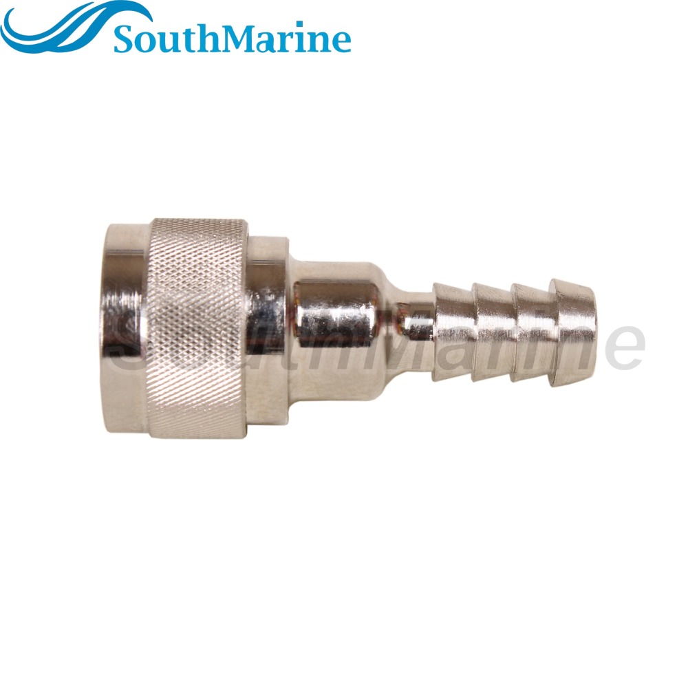 Boat Motor 3GF-70250-0 3GF702500M 3GF-70250-1 3GF702501M Fuel Line Connector for Tohatsu Nissan Engine Side, Female, 8mm/5/16in
