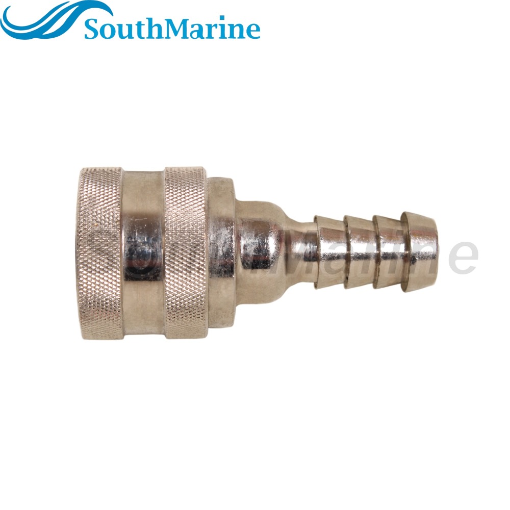 Boat Motor 3GF-70281-0 3GF702810M Fuel Line Connector for Tohatsu Nissan / 5040841 for Evinrude Johnson OMC Tank Side 8mm/5/16in