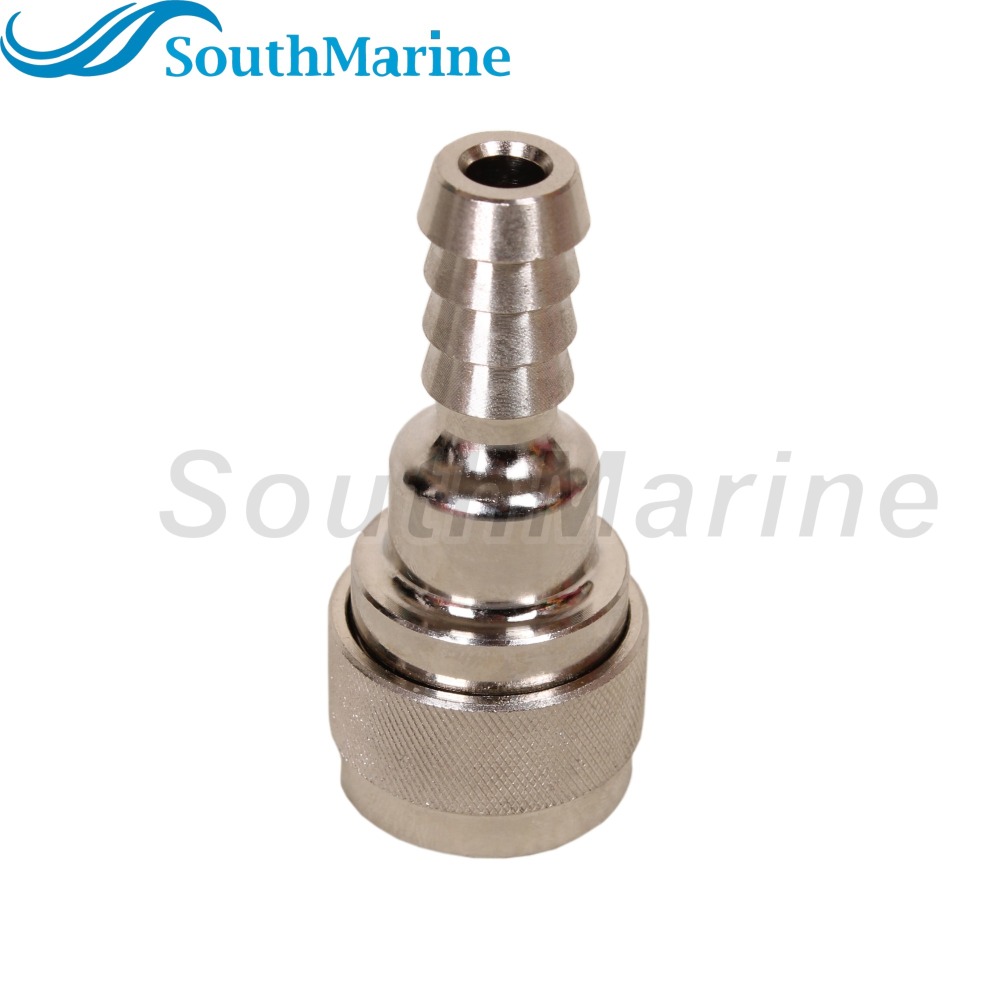 Boat Motor 3GF-70250-0 3GF702500M 3GF-70250-1 3GF702501M Fuel Line Connector for Tohatsu Nissan Engine Side, Female, 8mm/5/16in