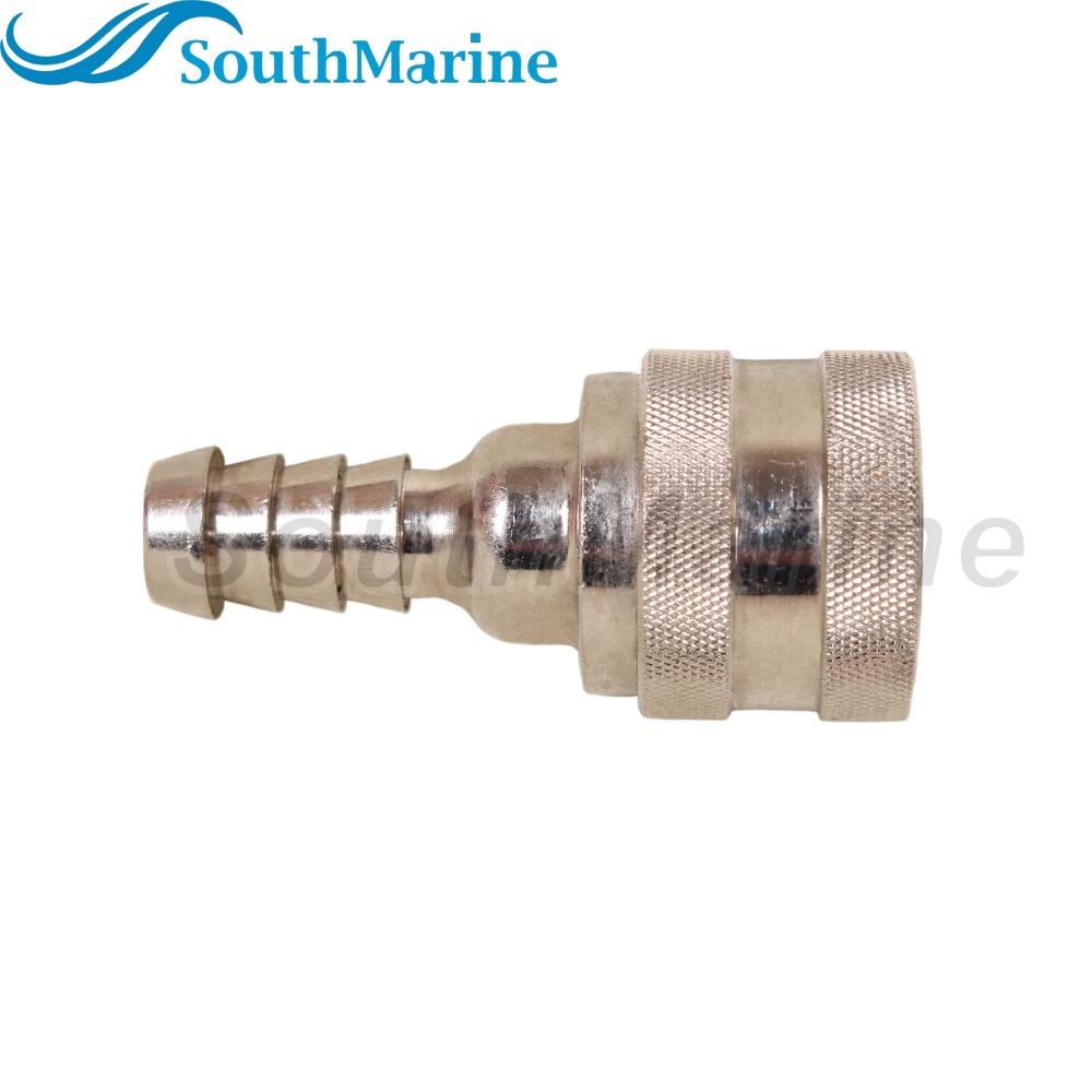 Boat Motor 3GF-70281-0 3GF702810M Fuel Line Connector for Tohatsu Nissan / 5040841 for Evinrude Johnson OMC Tank Side 8mm/5/16in