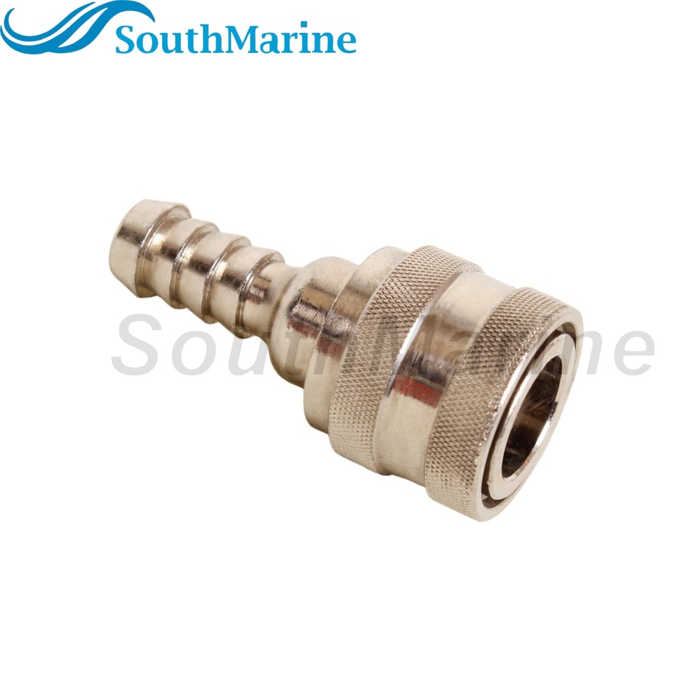 Boat Motor 3GF-70281-0 3GF702810M Fuel Line Connector for Tohatsu Nissan / 5040841 for Evinrude Johnson OMC Tank Side 8mm/5/16in
