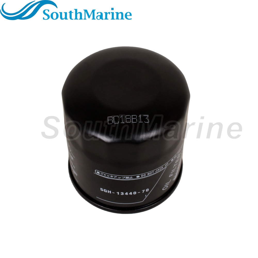 Boat Motor 5GH-13440-00 5GH-13440-30 5GH-13440-70 Oil Cleaner Filter for Yamaha Outboard Engine F15 F25 F40 F50 F60 F70 F75 F90, fits Serria 18-7911-1