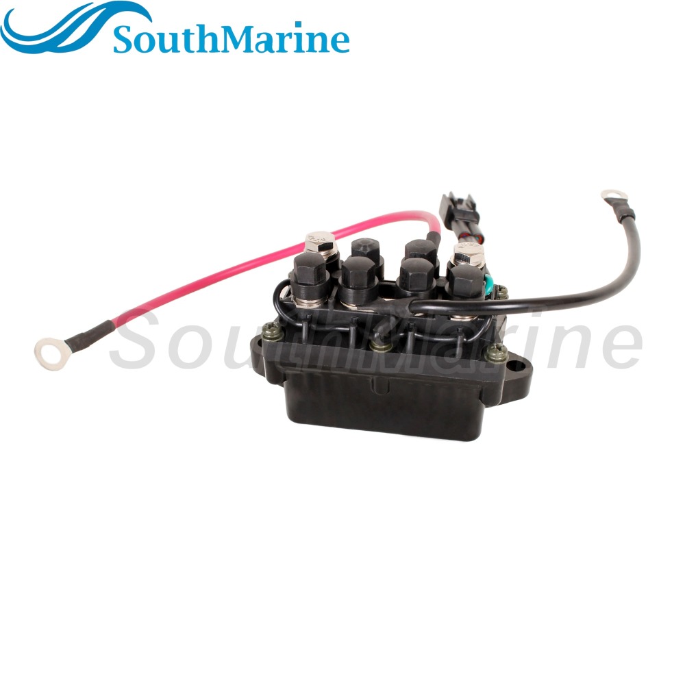 Boat Engine 68V-81950-01 68V-8195B-01 Trim Tilt Relay / Solenoid Switch for Yamaha 115HP, 12V