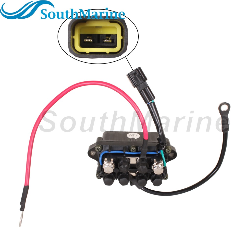 Boat Engine 68V-81950-01 68V-8195B-01 Trim Tilt Relay / Solenoid Switch for Yamaha 115HP, 12V
