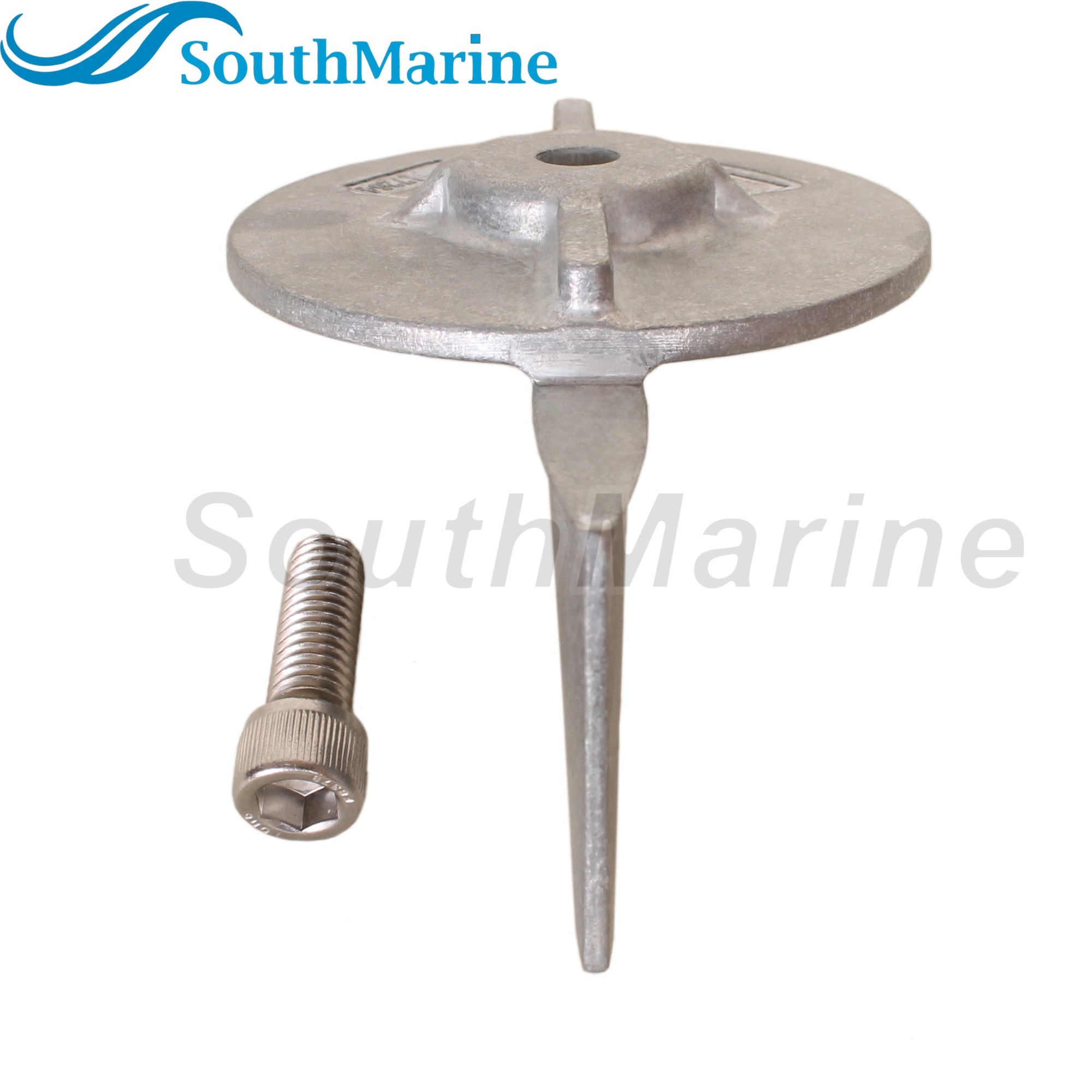 Boat Motor 17264T2 17264C1 F17264C1 Trim Tab Anode for Mercury Mariner Force 30HP 35HP 40HP 45HP 50HP- 75HP, Zinc Alloy