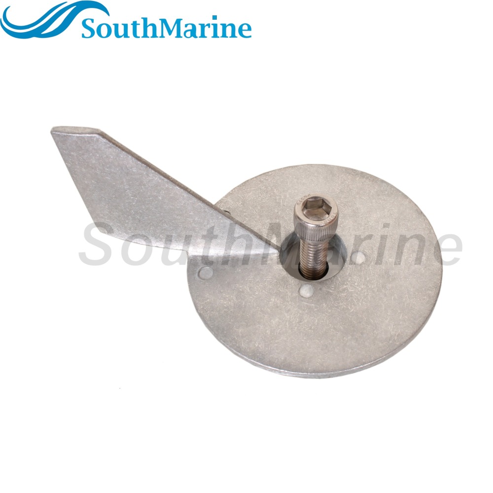 Boat Motor 17264T2 17264C1 F17264C1 Trim Tab Anode for Mercury Mariner Force 30HP 35HP 40HP 45HP 50HP- 75HP, Zinc Alloy