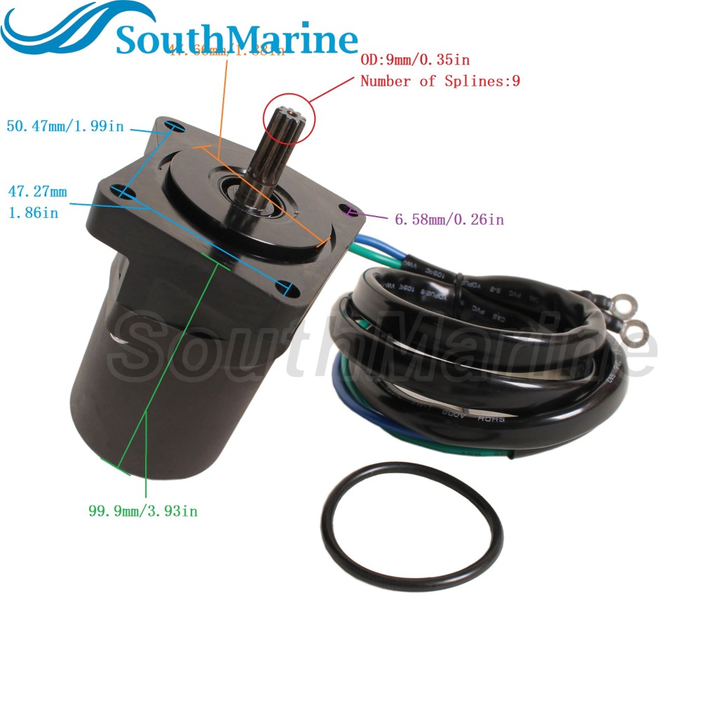 Boat Engine 67C-43880-00/01/10 65W-43880-00/01/10 T40-10020500 TRM0100 Trim Tilt Motor for Yamaha Parsun 25HP 30HP 40HP