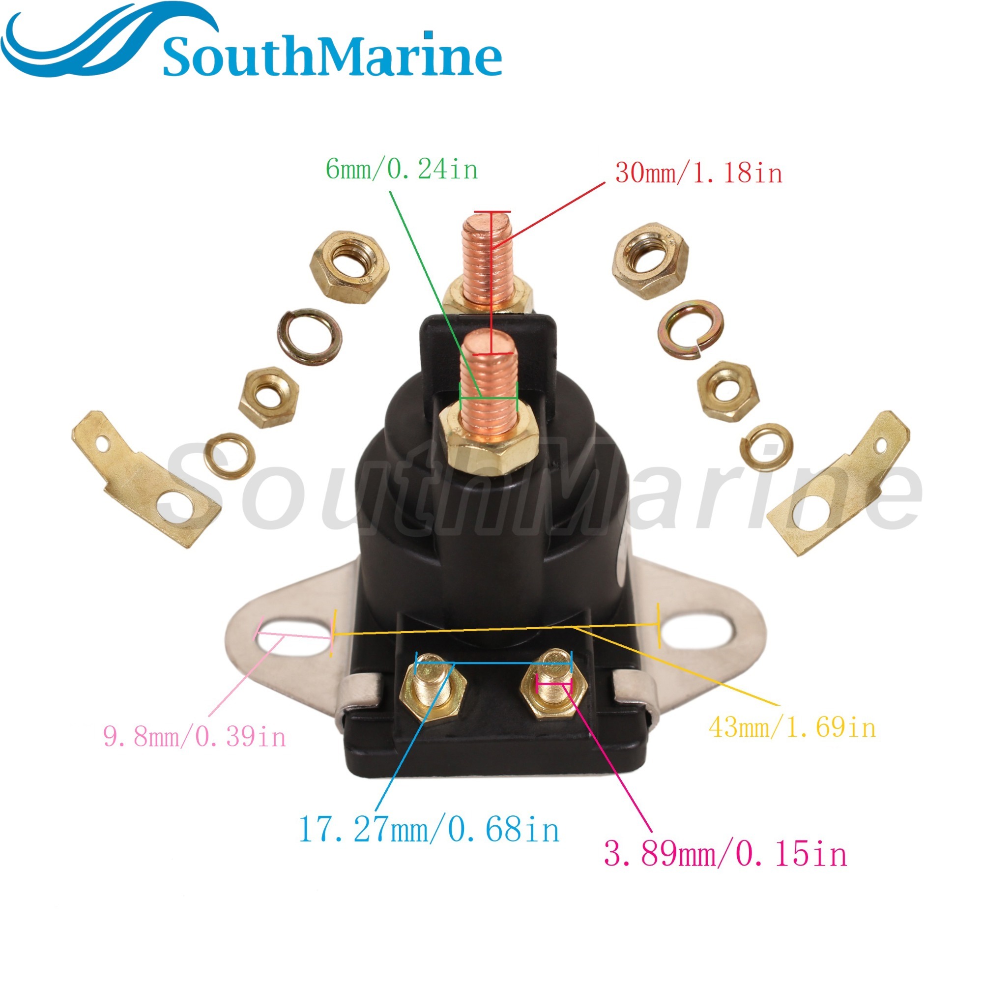 Boat Engine 89-818864T 89-846070 89-94318 8M0185622 18-5817 Trim Tilt Solenoid Switch for Mercury Mercruiser Force 35HP-275HP