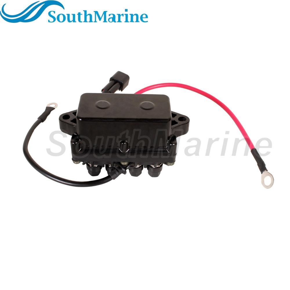 Boat Engine 68V-81950-01 68V-8195B-01 Trim Tilt Relay / Solenoid Switch for Yamaha 115HP, 12V