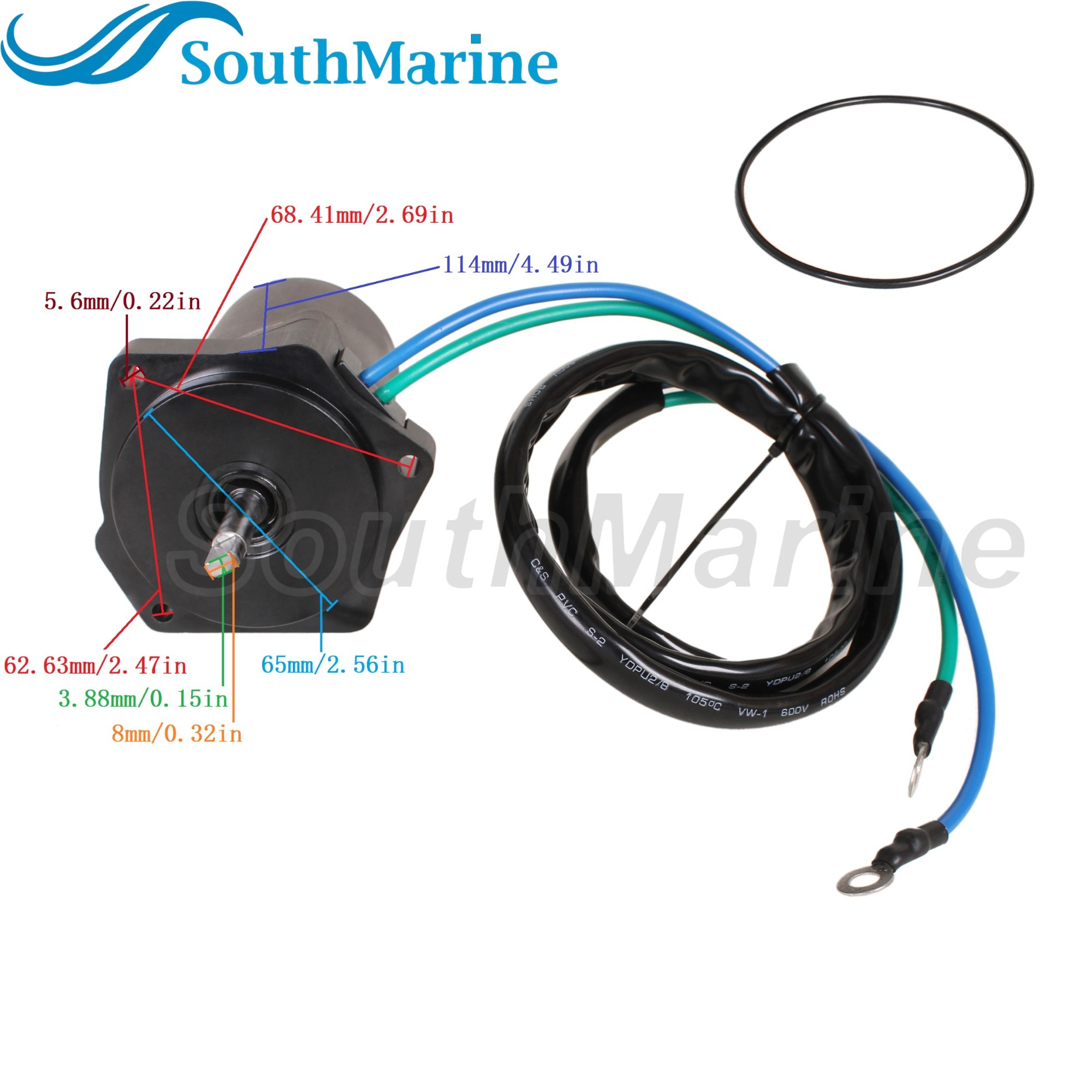 Boat Engine 6CJ-43880-10 6CJ-43880-11 6CJ-43880-12/13 Trim Tilt Motor for Yamaha 50HP 60HP 70HP F40 F50 F60 F70 FT50 FT60