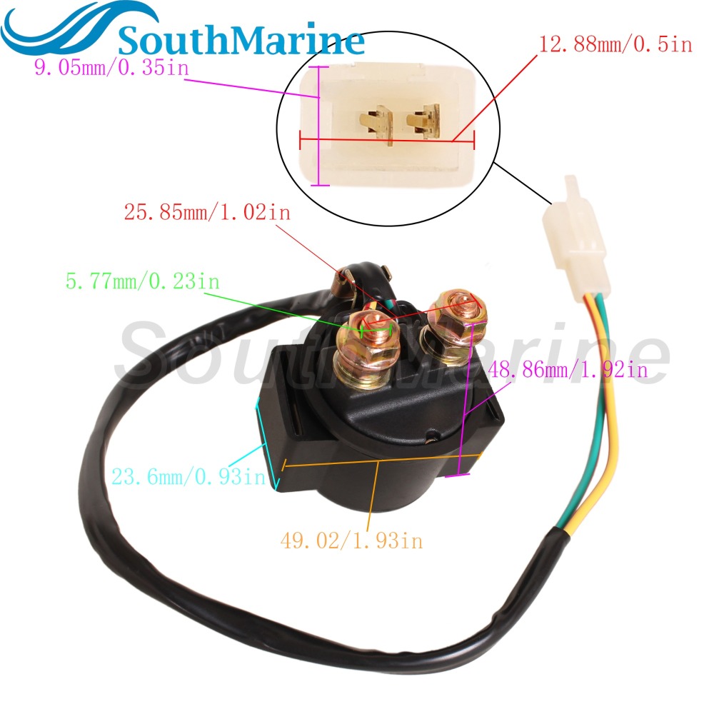 ATV 35850-286-007 35850-286-027 35850-286-017 35850-375-000 Starter Solenoid Relay for Honda TRX250 TRX300 TRX300FW TRX400EX