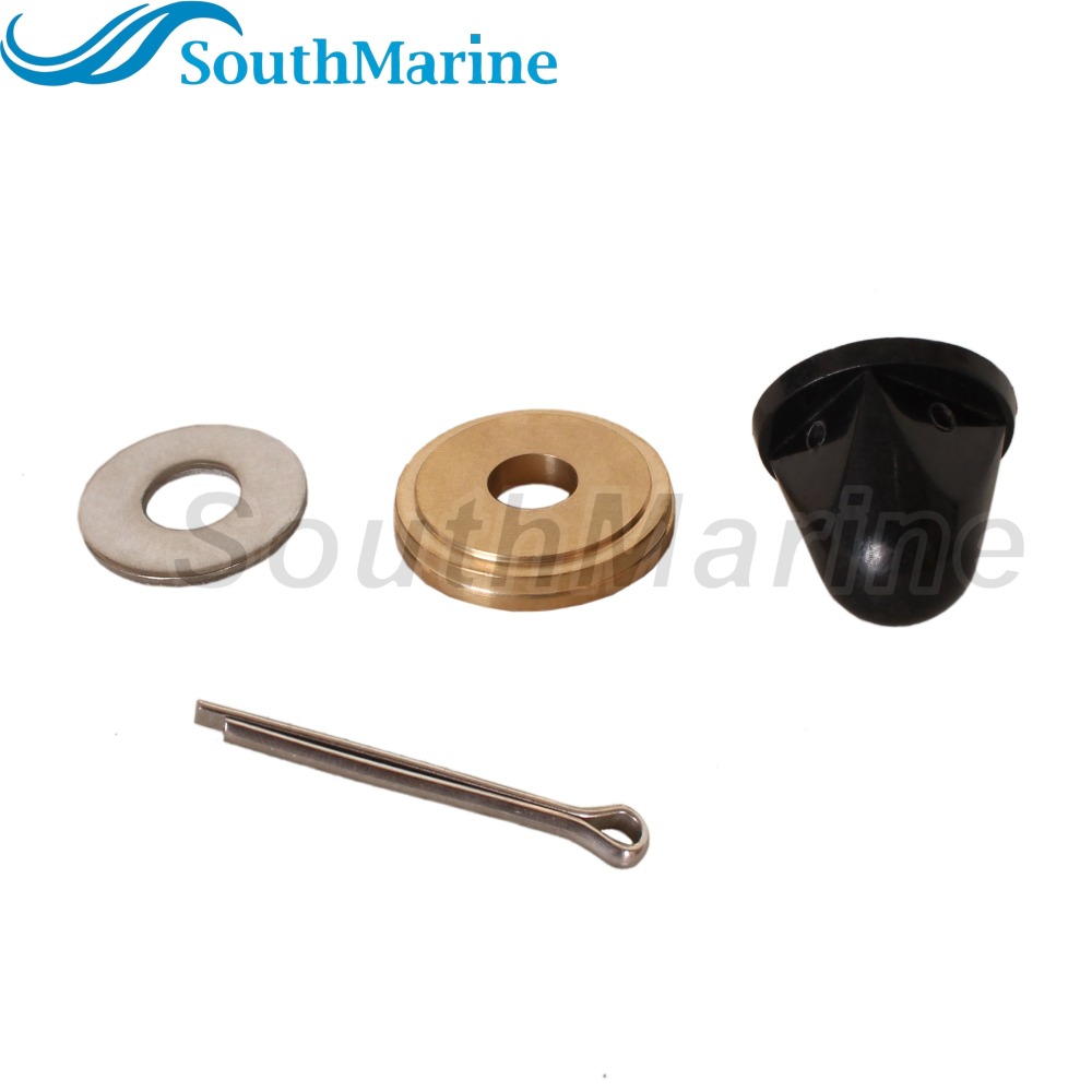 Boat Motor 6L5-45987-00/01 Propeller Spacer, 6L5-45616-00 F4-03080000 Nut, 90201-08M54 Washer, 91490-25030 Pin for Yamaha 4-6HP