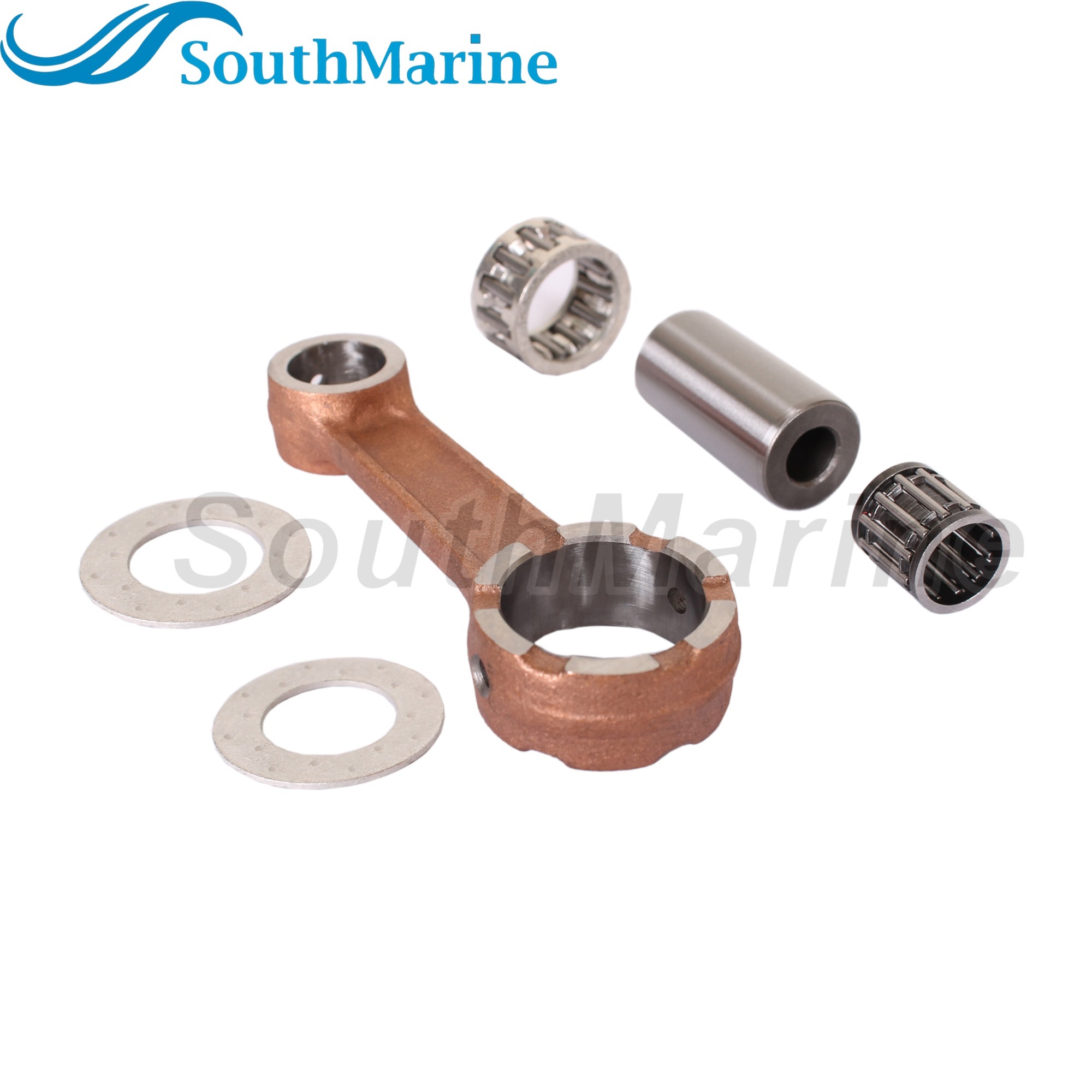 Outboard Motor 6G1-11651-01 6N0-E1651-00 Crankshaft Connecting Rod Con Kits for Yamaha Boat Engine 6HP 8HP 6D EMS/L 6HP 6C M(W)HS/L MS/LH