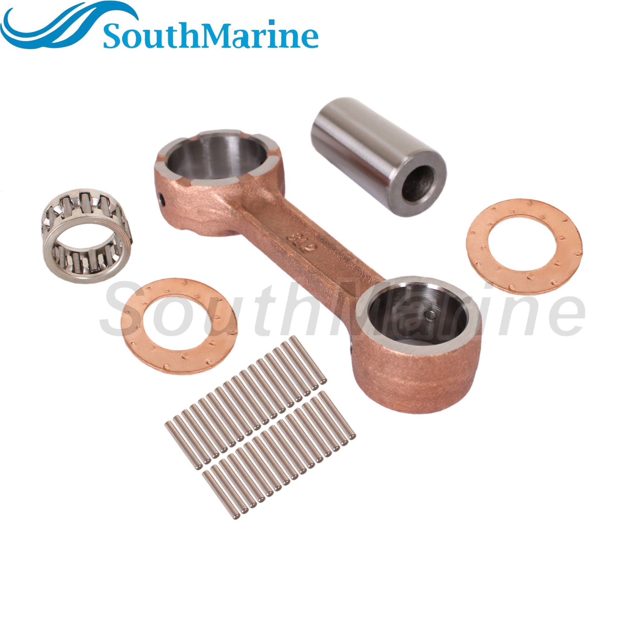 Outboard Motor 6L2-11650-00 6L2-11651-00 Crankshaft Connecting Rod Con Kits for Yamaha Boat Engine 20HP 25HP 20D 25N