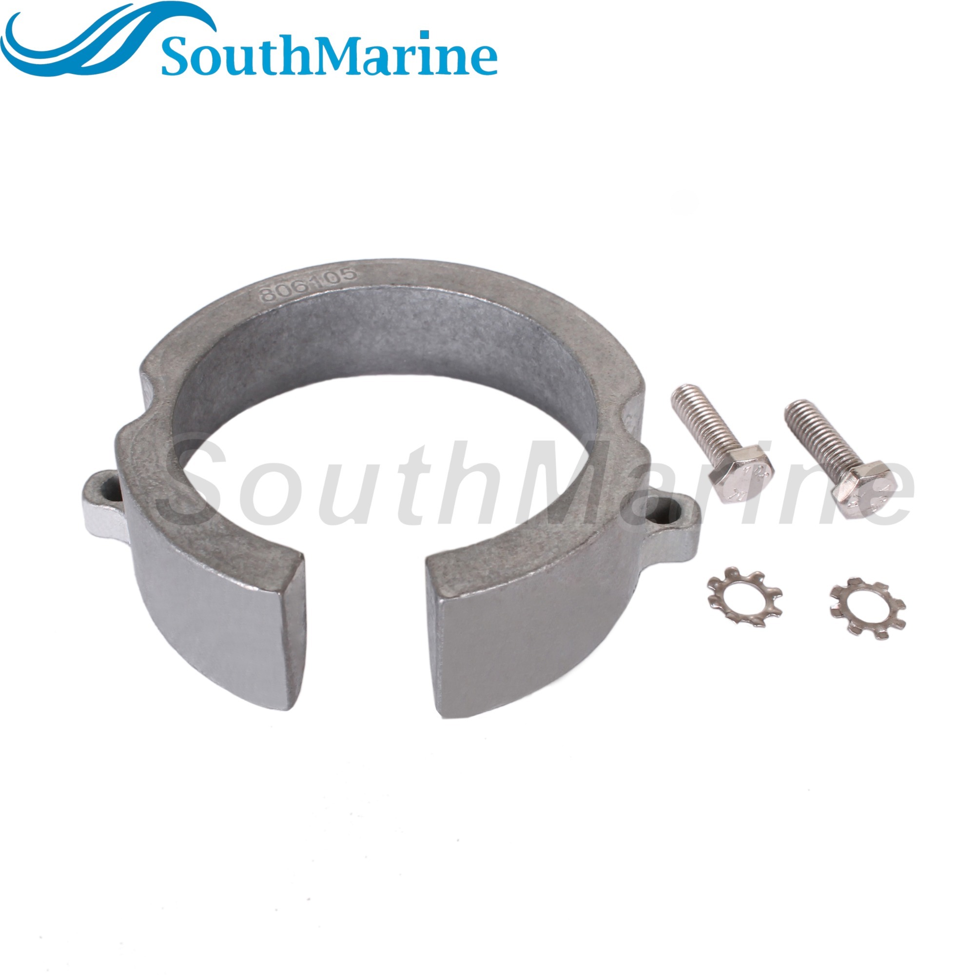 Outboard Motor 806188 806188A1 806188A2 806188Q01 806188K01 18-6117Z Bearing Carrier Anode for Mercury Mercruiser Bravo II, Zinc