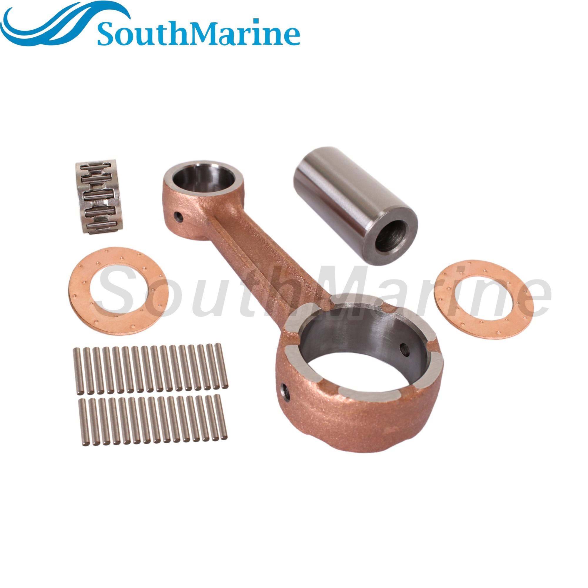 Outboard Motor 6L2-11650-00 6L2-11651-00 Crankshaft Connecting Rod Con Kits for Yamaha Boat Engine 20HP 25HP 20D 25N