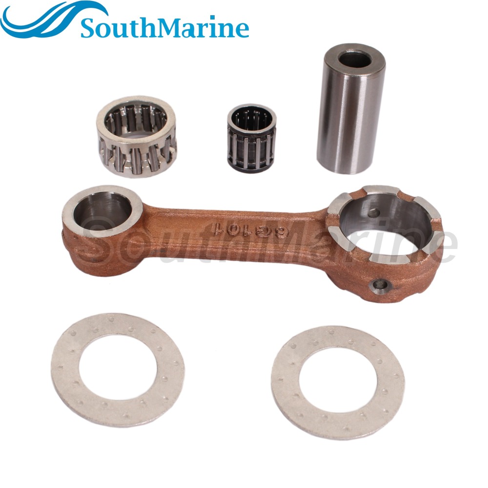 Outboard Motor 6G1-11651-01 6N0-E1651-00 Crankshaft Connecting Rod Con Kits for Yamaha Boat Engine 6HP 8HP 6D EMS/L 6HP 6C M(W)HS/L MS/LH