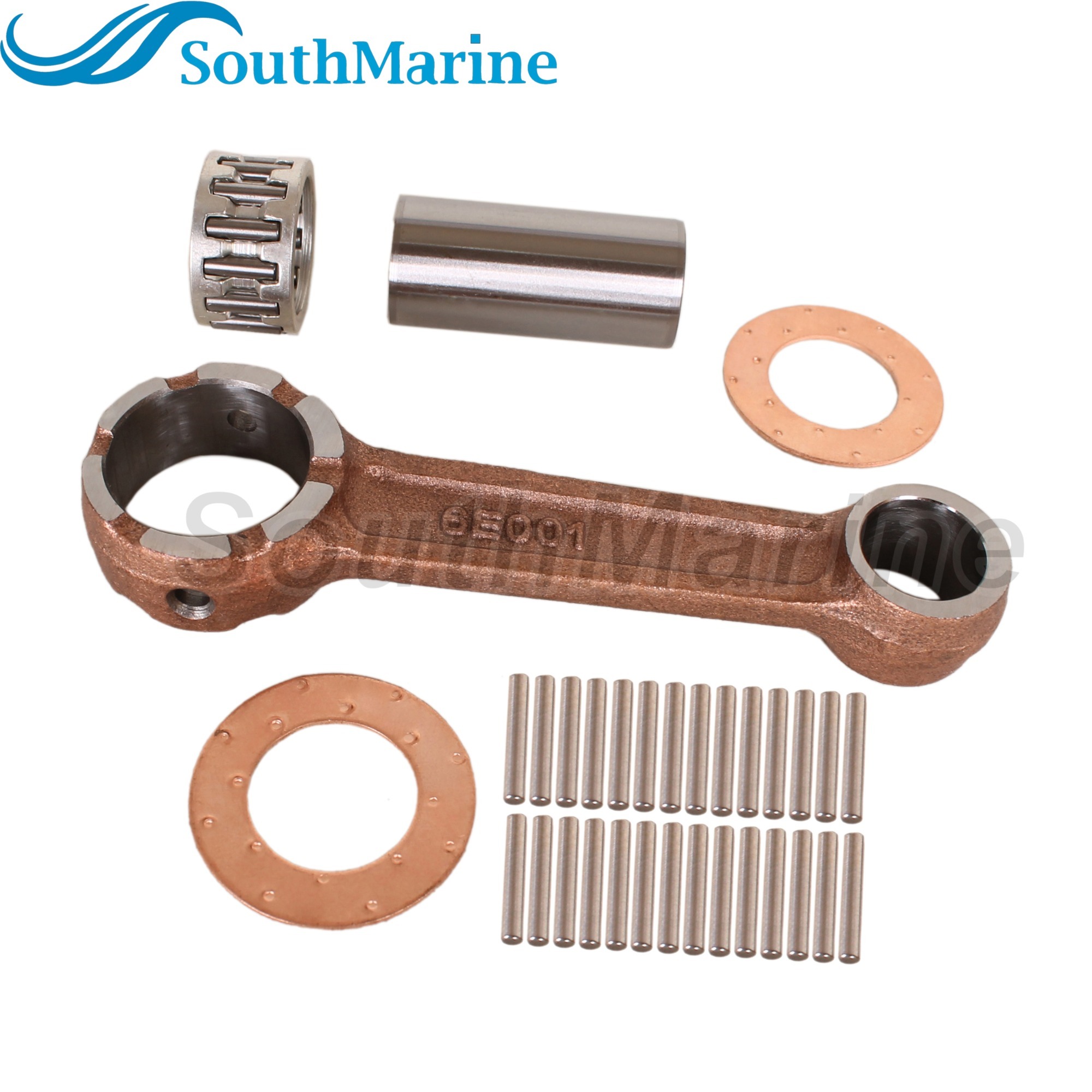 Outboard Motor 6E0-11651-01 677-11651-01 Crankshaft Connecting Rod for Yamaha 4HP 5HP 6HP 8HP / 8758M 9492M for Mercury Mariner
