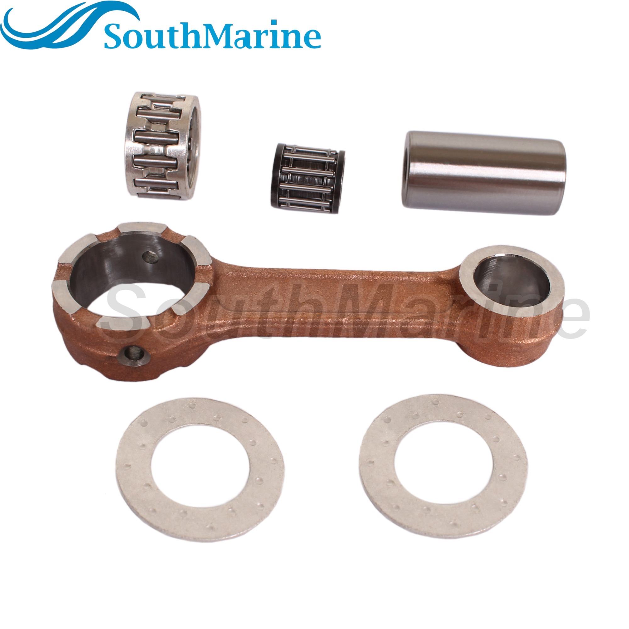Outboard Motor 6G1-11651-01 6N0-E1651-00 Crankshaft Connecting Rod Con Kits for Yamaha Boat Engine 6HP 8HP 6D EMS/L 6HP 6C M(W)HS/L MS/LH