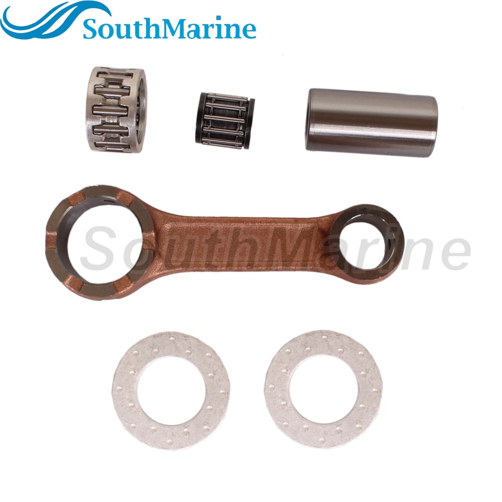 Outboard Motor 6G1-11651-01 6N0-E1651-00 Crankshaft Connecting Rod Con Kits for Yamaha Boat Engine 6HP 8HP 6D EMS/L 6HP 6C M(W)HS/L MS/LH
