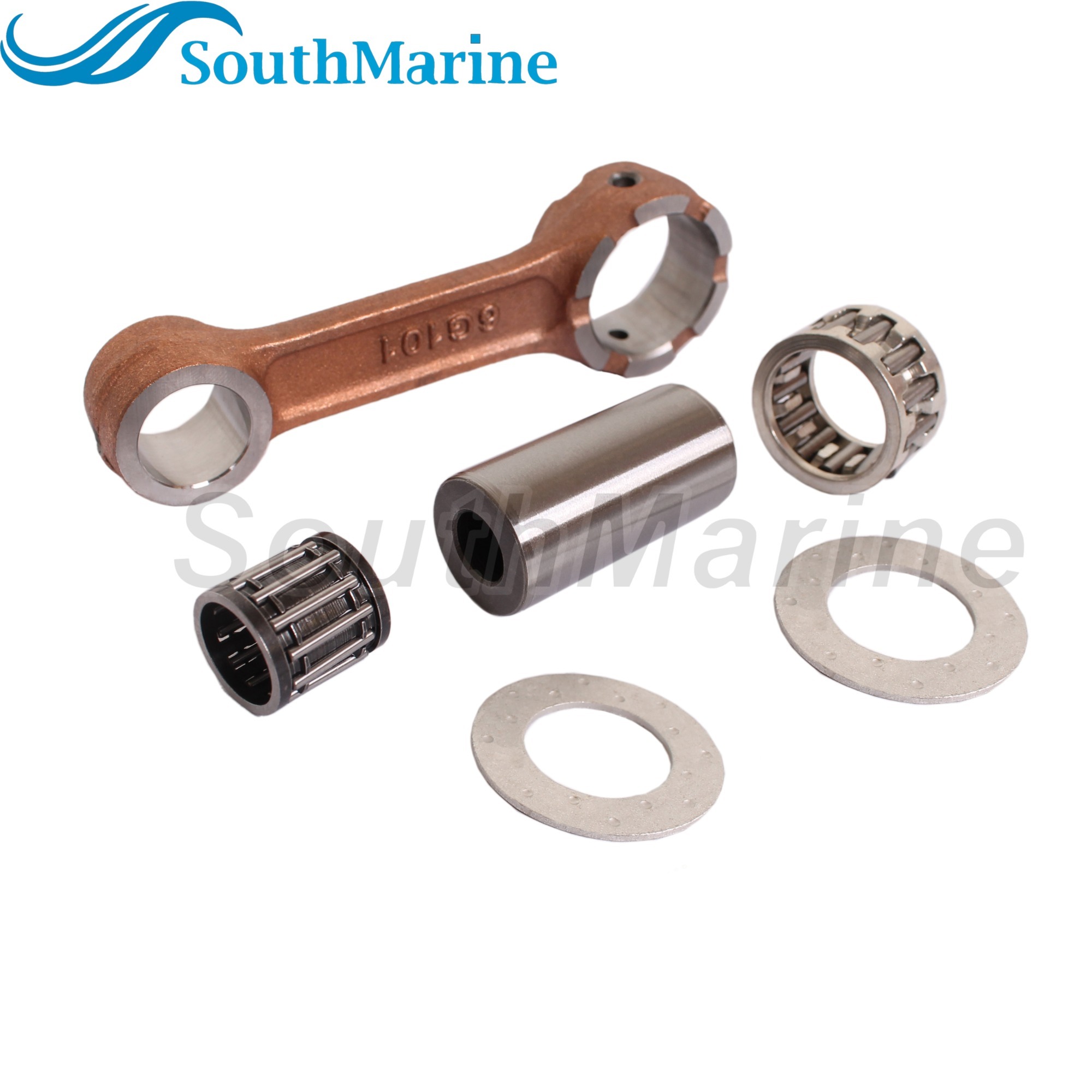 Outboard Motor 6G1-11651-01 6N0-E1651-00 Crankshaft Connecting Rod Con Kits for Yamaha Boat Engine 6HP 8HP 6D EMS/L 6HP 6C M(W)HS/L MS/LH