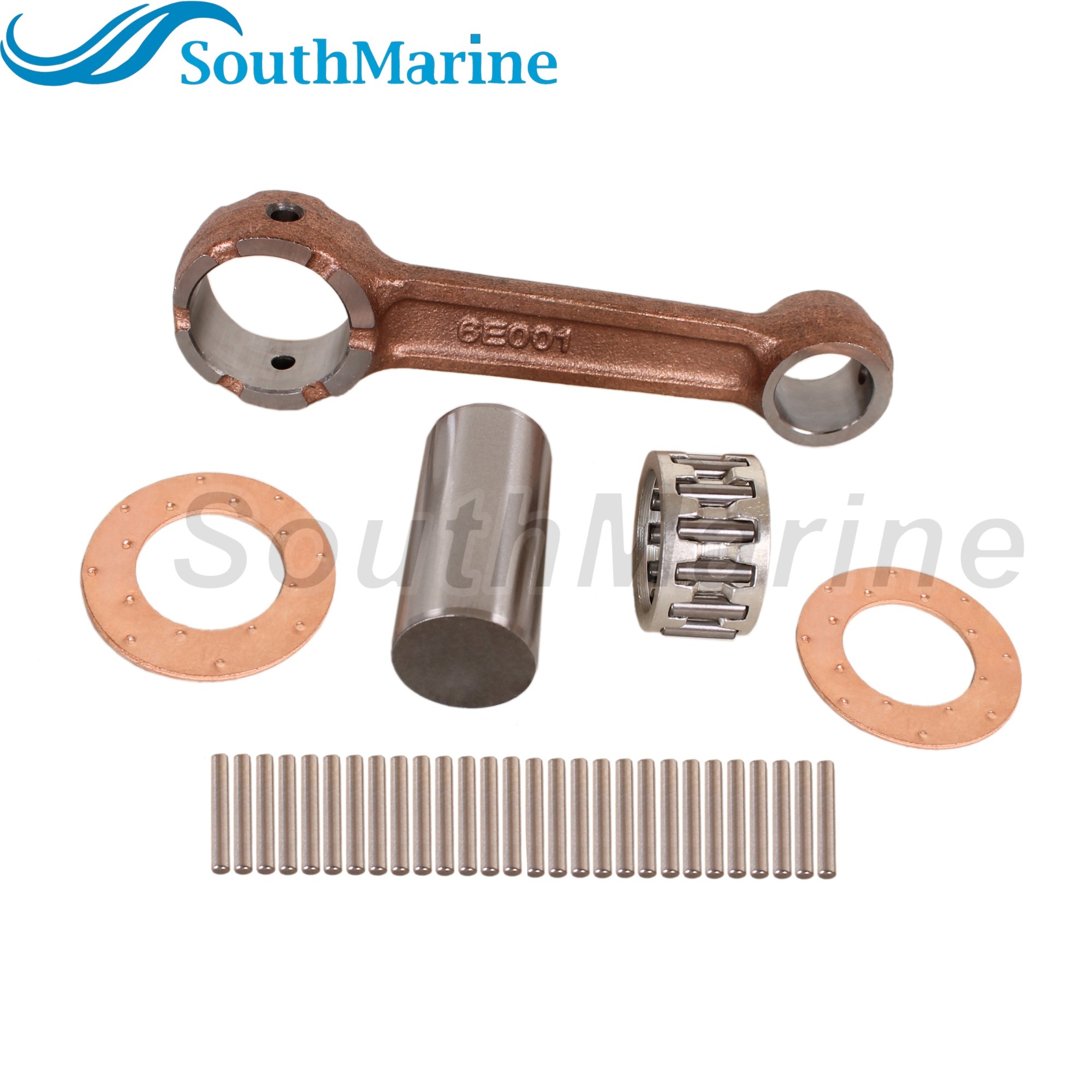 Outboard Motor 6E0-11651-01 677-11651-01 Crankshaft Connecting Rod for Yamaha 4HP 5HP 6HP 8HP / 8758M 9492M for Mercury Mariner