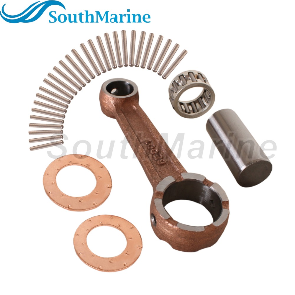 Outboard Motor 6E0-11651-01 677-11651-01 Crankshaft Connecting Rod for Yamaha 4HP 5HP 6HP 8HP / 8758M 9492M for Mercury Mariner