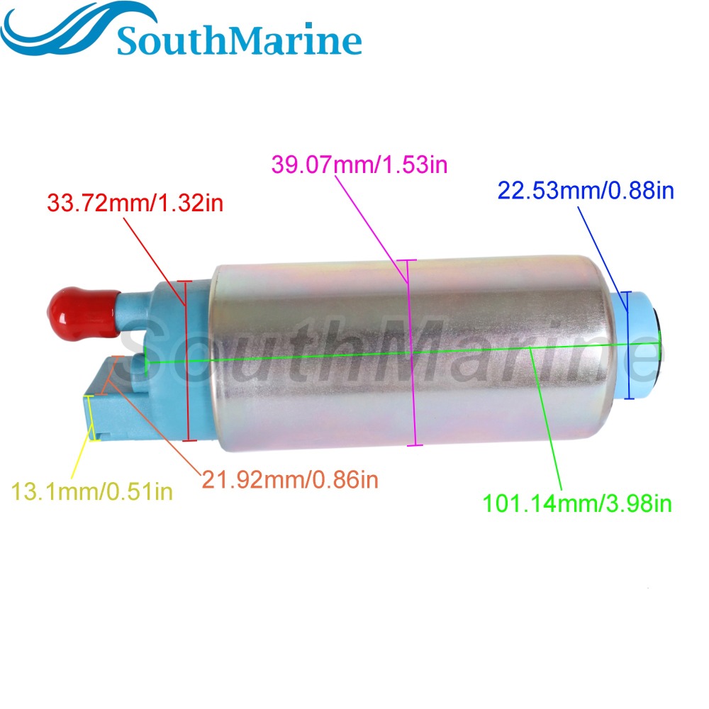 Outboard Motor 888725T02 888725T1 High Pressure Fuel Pump for Mercury Mercruiser Mariner Optimax DFI 1.5L 3.0L 75-90HP 115-250HP