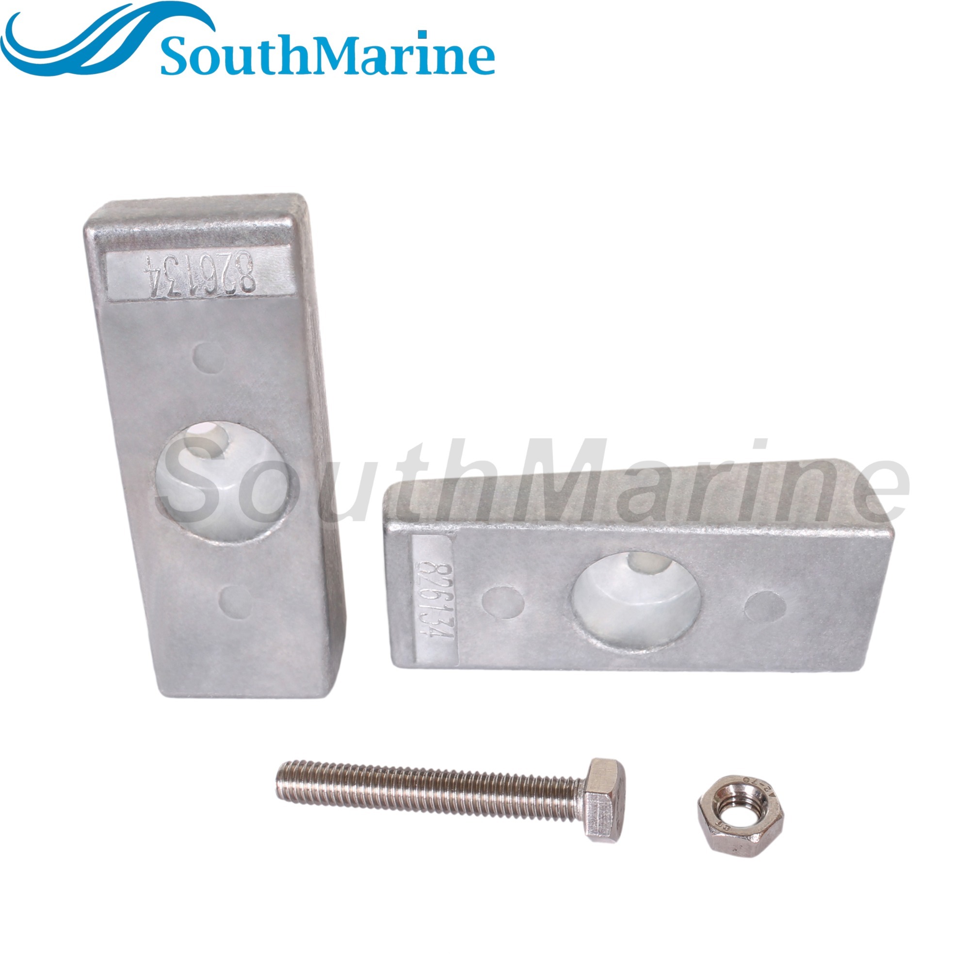 Outboard Motor 826134 826134Q 826134A1 97-826134T 18-6068 Lower Units Side Pocket Anode for Mercury Mariner Force 30HP-300HP