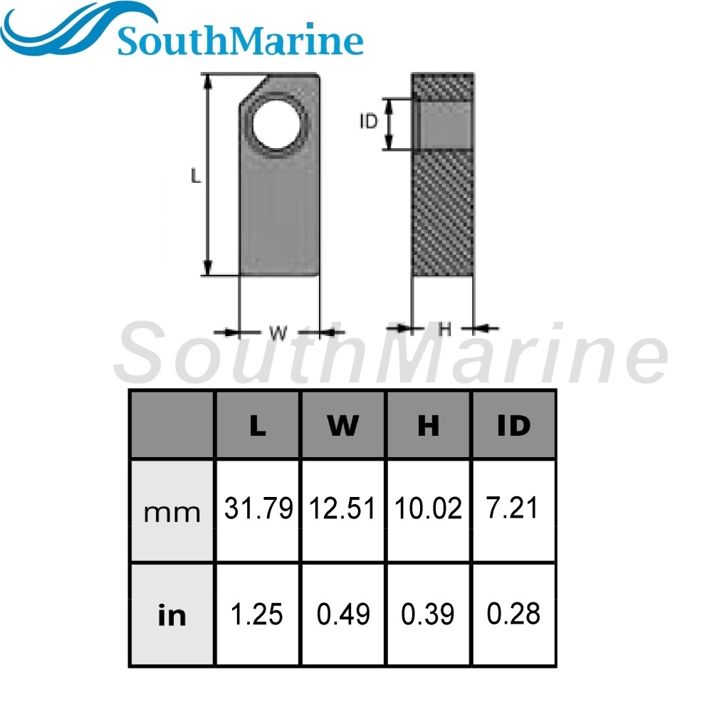 Outboard Motor 63P-11325-01 63P-11325-00 Cylinder Head Anode for Yamaha 75HP 90HP 115HP 150HP 200HP 225HP 250HP 300HP 350HP