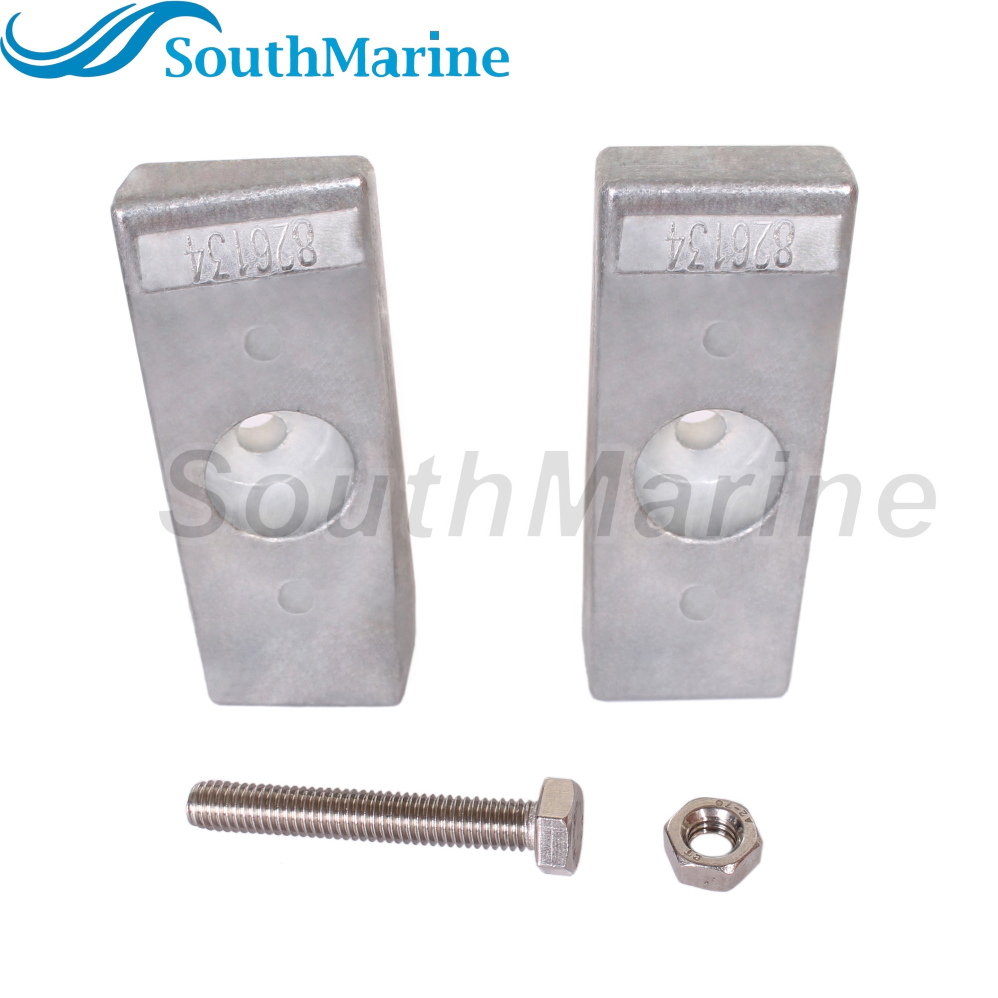 Outboard Motor 826134 826134Q 826134A1 97-826134T 18-6068 Lower Units Side Pocket Anode for Mercury Mariner Force 30HP-300HP