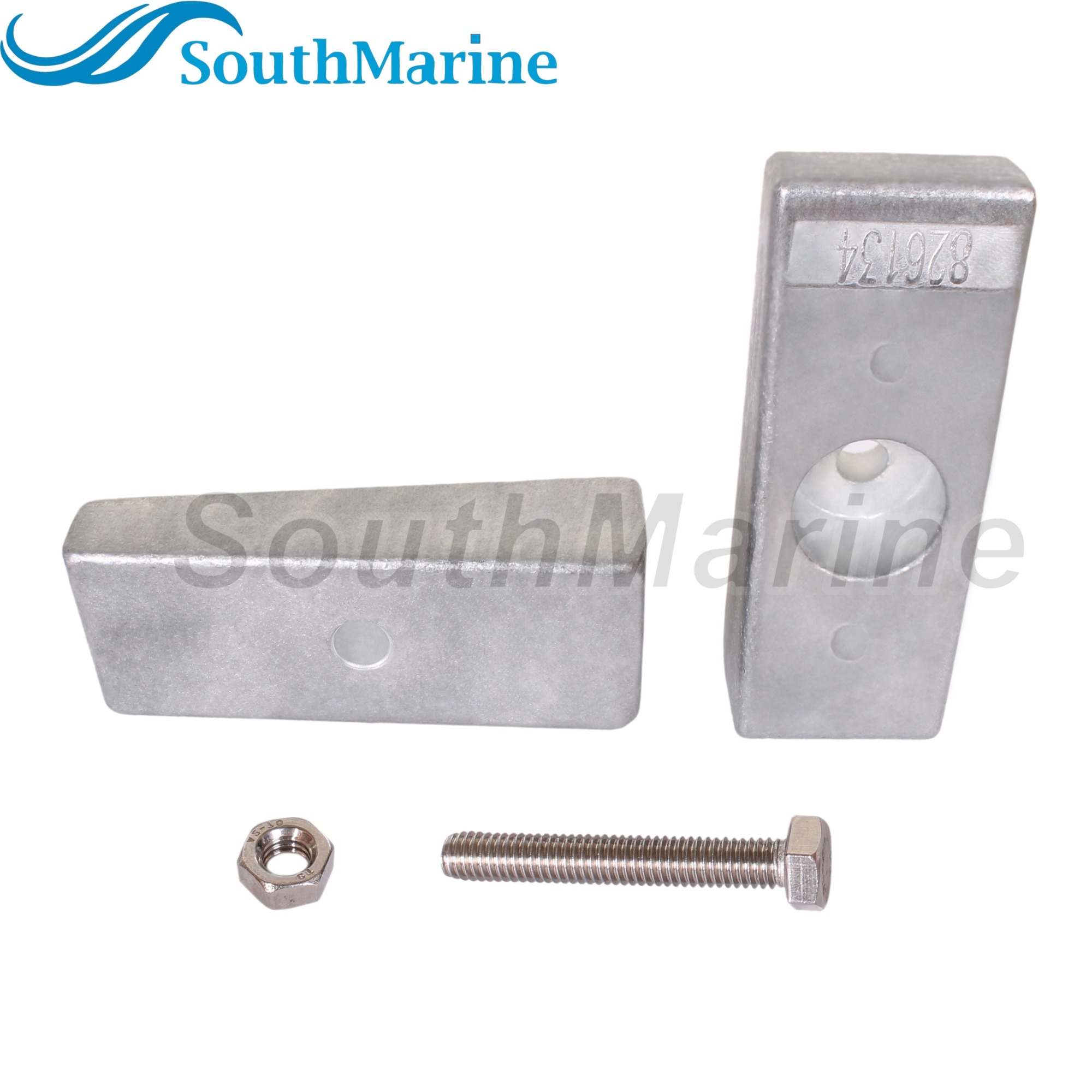 Outboard Motor 826134 826134Q 826134A1 97-826134T 18-6068 Lower Units Side Pocket Anode for Mercury Mariner Force 30HP-300HP