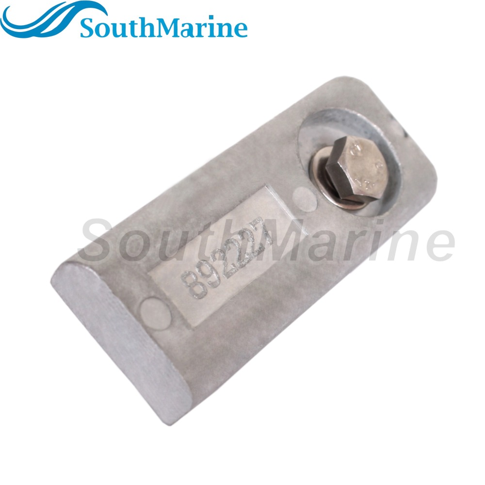 Outboard Motor 97-893404 892227 892227A Lower Units Power Trim Plate Anode for Mercury Mariner Force Verado L6 200HP-400HP