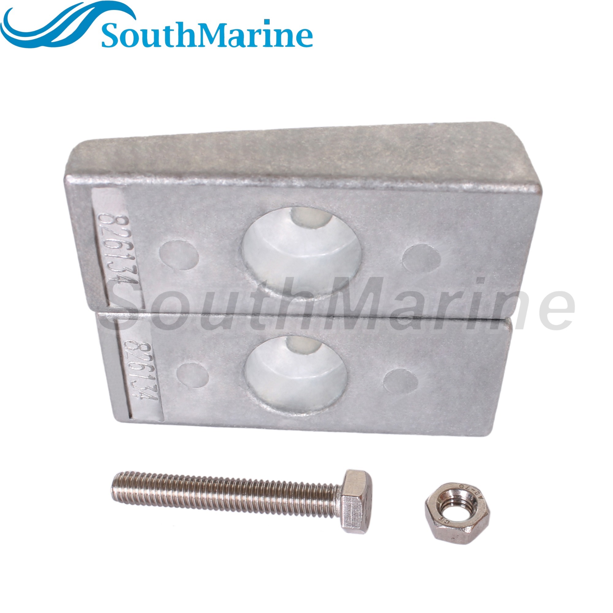 Outboard Motor 826134 826134Q 826134A1 97-826134T 18-6068 Lower Units Side Pocket Anode for Mercury Mariner Force 30HP-300HP