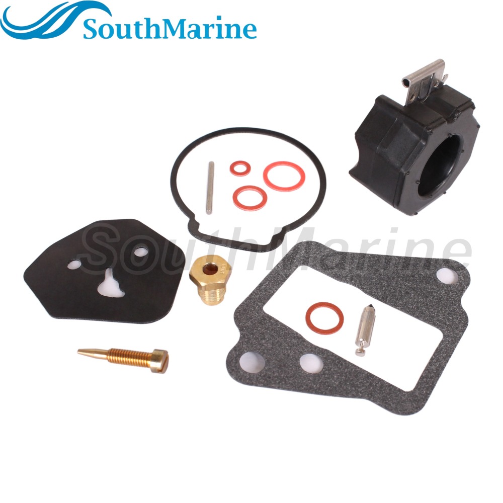 Boat Motor 6E7-W0093-01 6E7-W0093-02 6E7-W0093-03 6E7-W0093-04 Carburetor Repair Kit for Yamaha Outboard Engine 9.9HP 15HP/ 814481M 9-37506 for Mercur