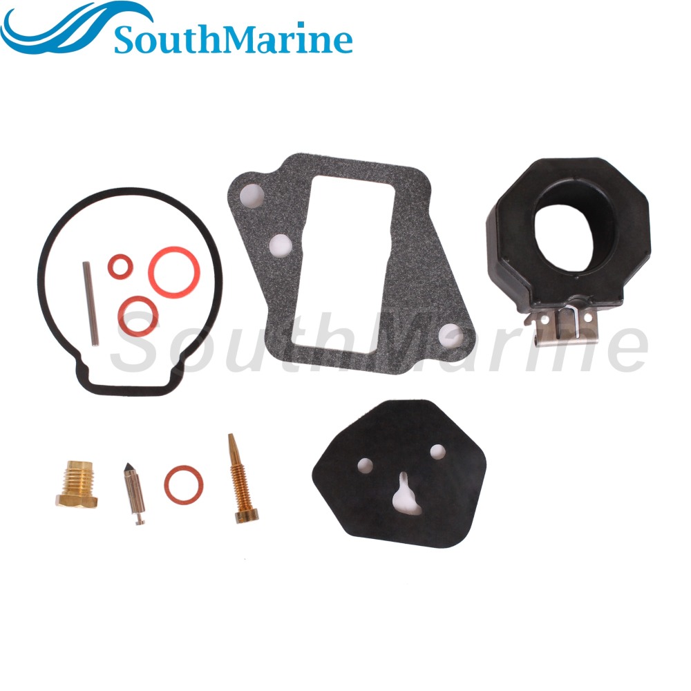 Boat Motor 6E7-W0093-01 6E7-W0093-02 6E7-W0093-03 6E7-W0093-04 Carburetor Repair Kit for Yamaha Outboard Engine 9.9HP 15HP/ 814481M 9-37506 for Mercur