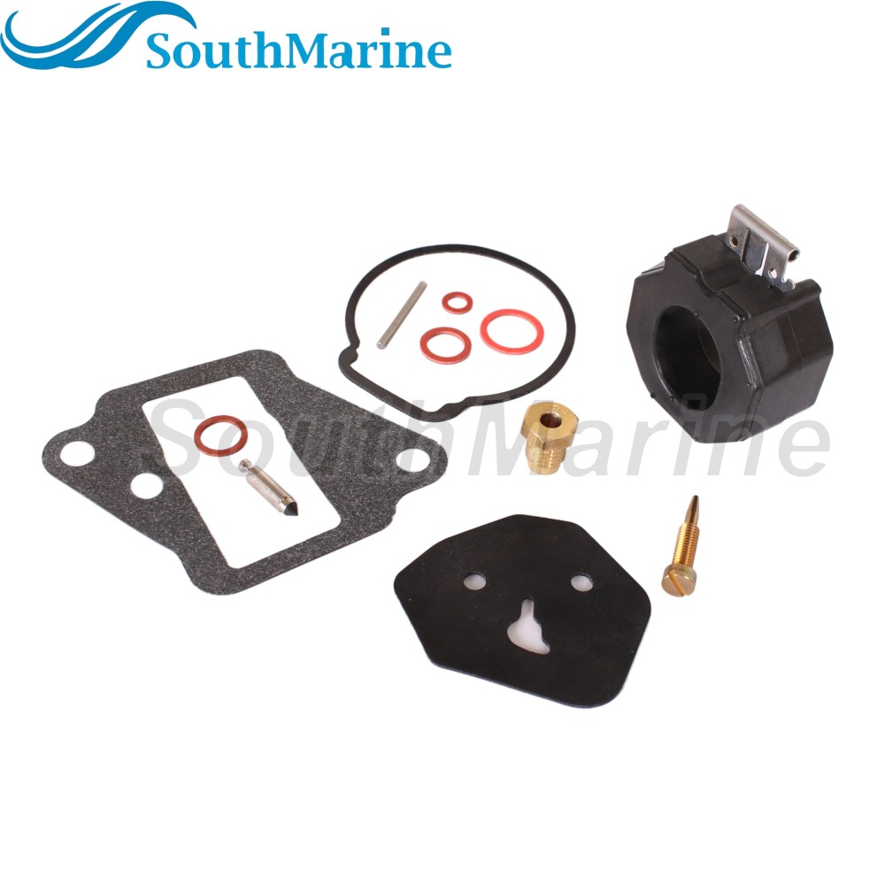 Boat Motor 6E7-W0093-01 6E7-W0093-02 6E7-W0093-03 6E7-W0093-04 Carburetor Repair Kit for Yamaha Outboard Engine 9.9HP 15HP/ 814481M 9-37506 for Mercur