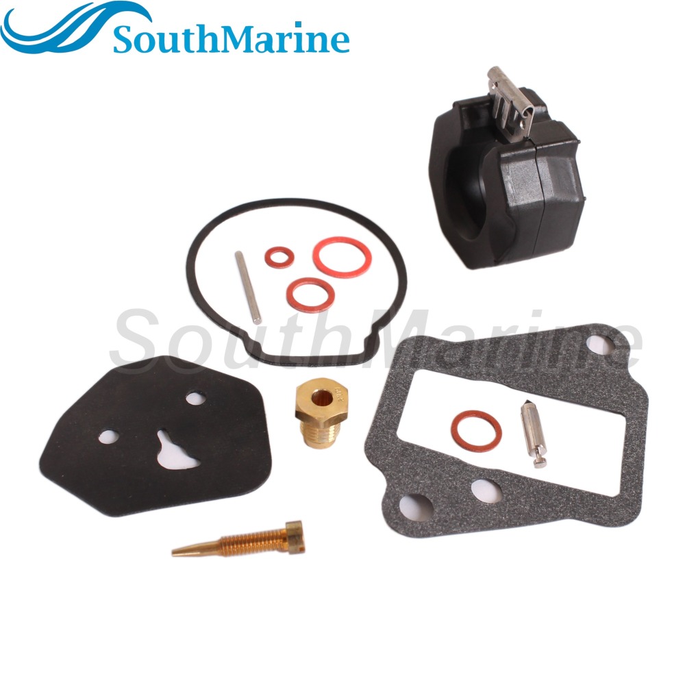 Boat Motor 6E7-W0093-01 6E7-W0093-02 6E7-W0093-03 6E7-W0093-04 Carburetor Repair Kit for Yamaha Outboard Engine 9.9HP 15HP/ 814481M 9-37506 for Mercur