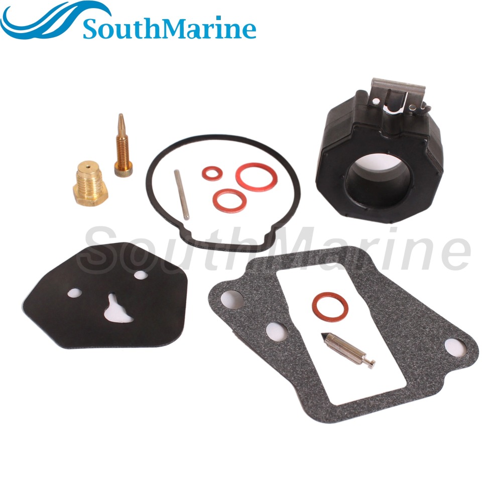 Boat Motor 6E7-W0093-01 6E7-W0093-02 6E7-W0093-03 6E7-W0093-04 Carburetor Repair Kit for Yamaha Outboard Engine 9.9HP 15HP/ 814481M 9-37506 for Mercur