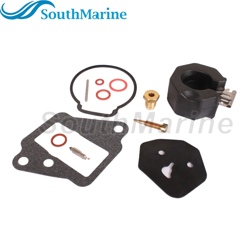 Boat Motor 6E7-W0093-01 6E7-W0093-02 6E7-W0093-03 6E7-W0093-04 Carburetor Repair Kit for Yamaha Outboard Engine 9.9HP 15HP/ 814481M 9-37506 for Mercur