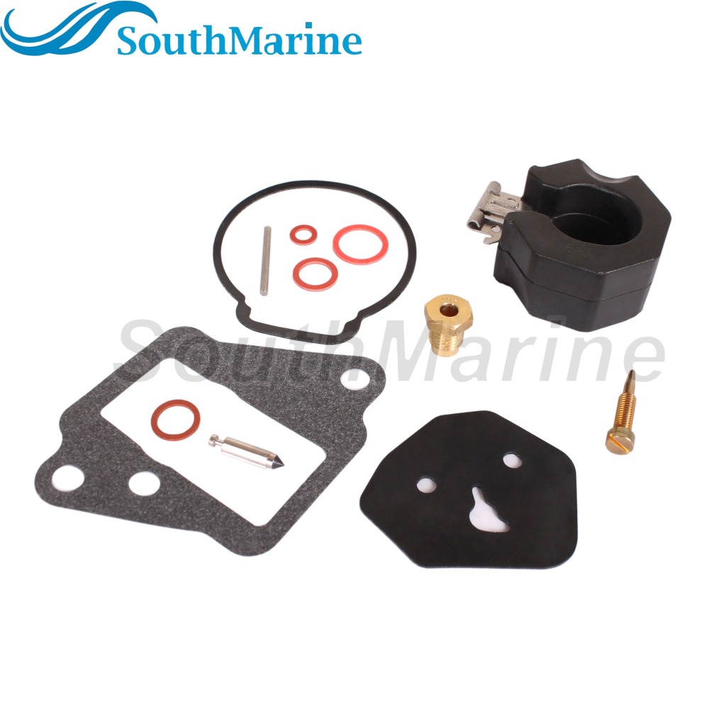 Boat Motor 6E7-W0093-01 6E7-W0093-02 6E7-W0093-03 6E7-W0093-04 Carburetor Repair Kit for Yamaha Outboard Engine 9.9HP 15HP/ 814481M 9-37506 for Mercur