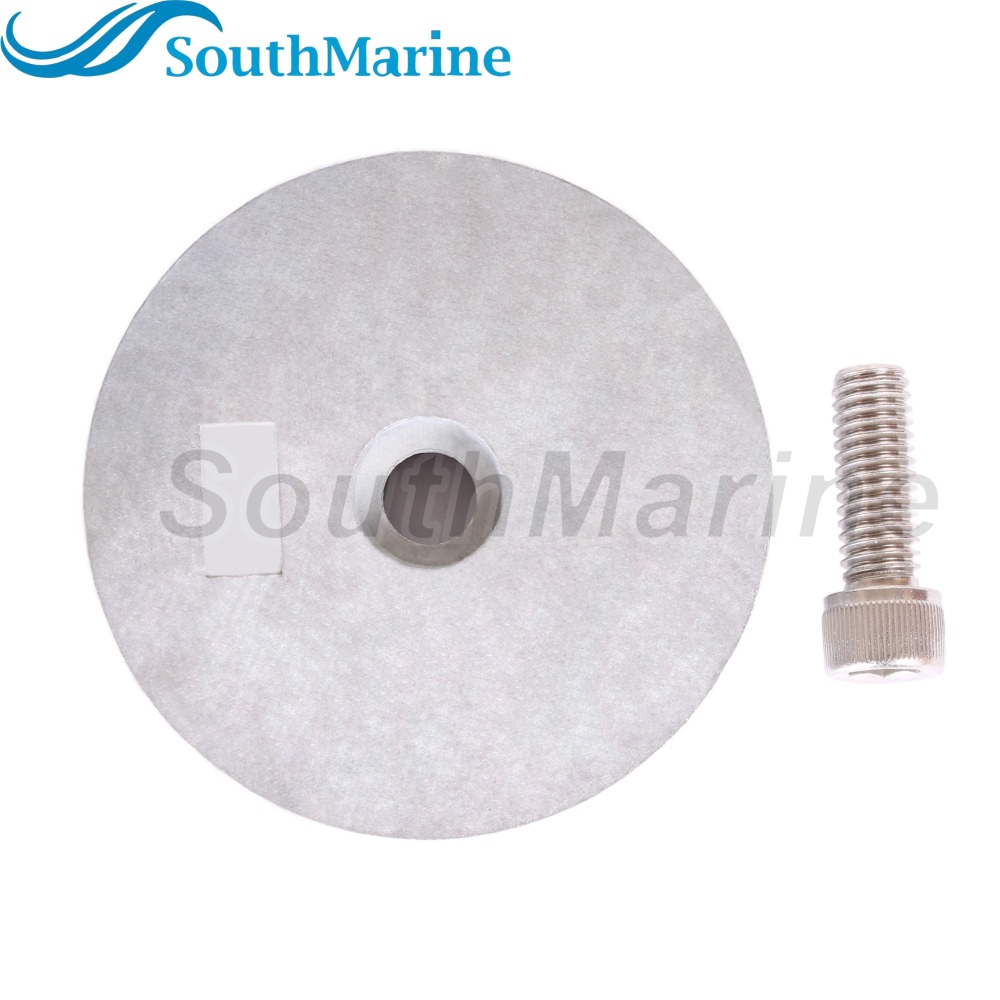 Boat Engine 97-762144 Flat Trim Tab Anode for Mercury Mariner Mercruiser Quicksilver Bravo 2 3 III and Vazer Drives