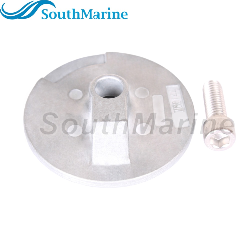 Boat Engine 97-762144 Flat Trim Tab Anode for Mercury Mariner Mercruiser Quicksilver Bravo 2 3 III and Vazer Drives