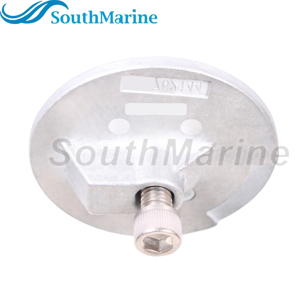 Boat Engine 97-762144 Flat Trim Tab Anode for Mercury Mariner Mercruiser Quicksilver Bravo 2 3 III and Vazer Drives