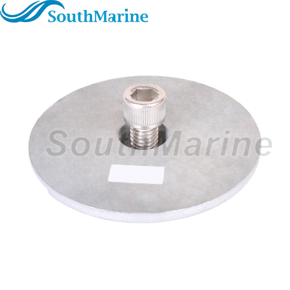 Boat Engine 97-762144 Flat Trim Tab Anode for Mercury Mariner Mercruiser Quicksilver Bravo 2 3 III and Vazer Drives