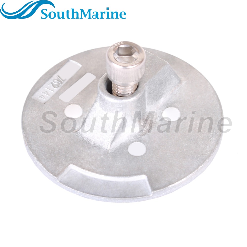 Boat Engine 97-762144 Flat Trim Tab Anode for Mercury Mariner Mercruiser Quicksilver Bravo 2 3 III and Vazer Drives