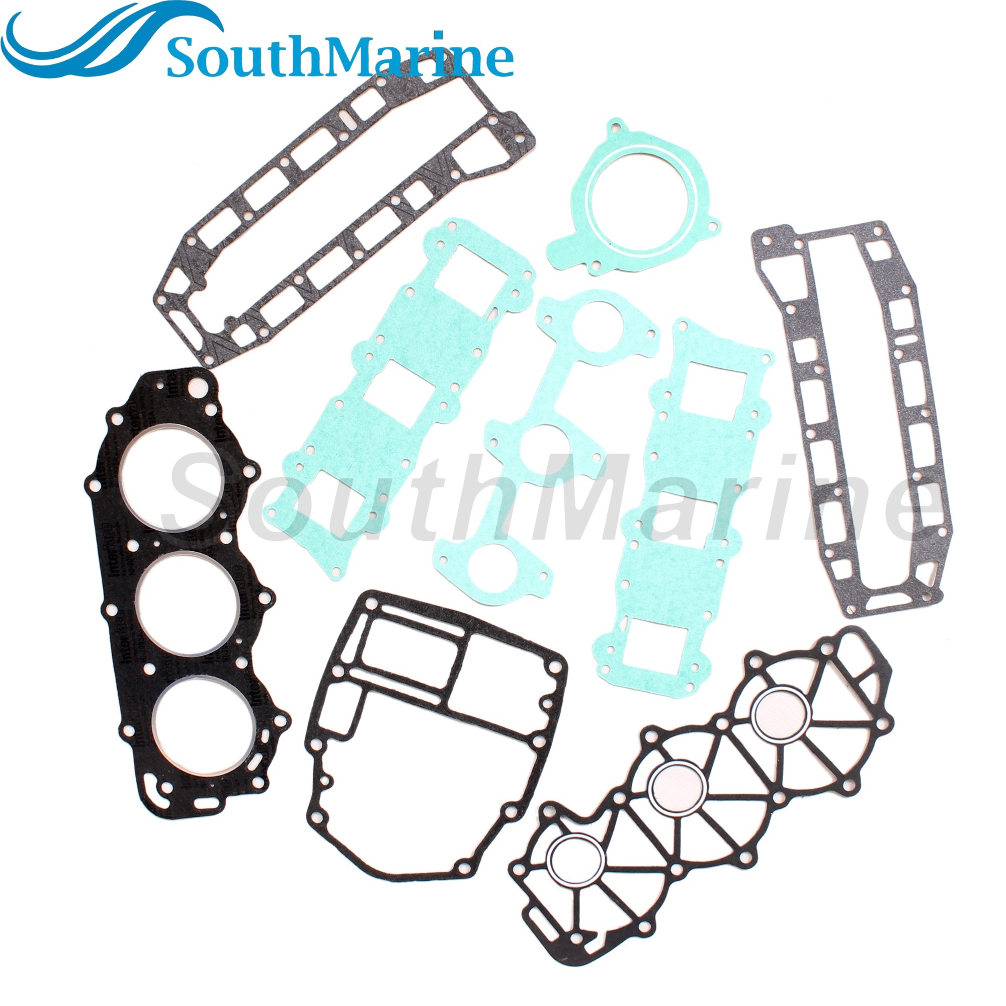 Boat Engine 6H4-W0001-02/A2 6H4-W0001-01/A1/00 18-4419 18-4407 Power Head Gasket Kits for Yamaha 3 Cylinder 40HP 50HP