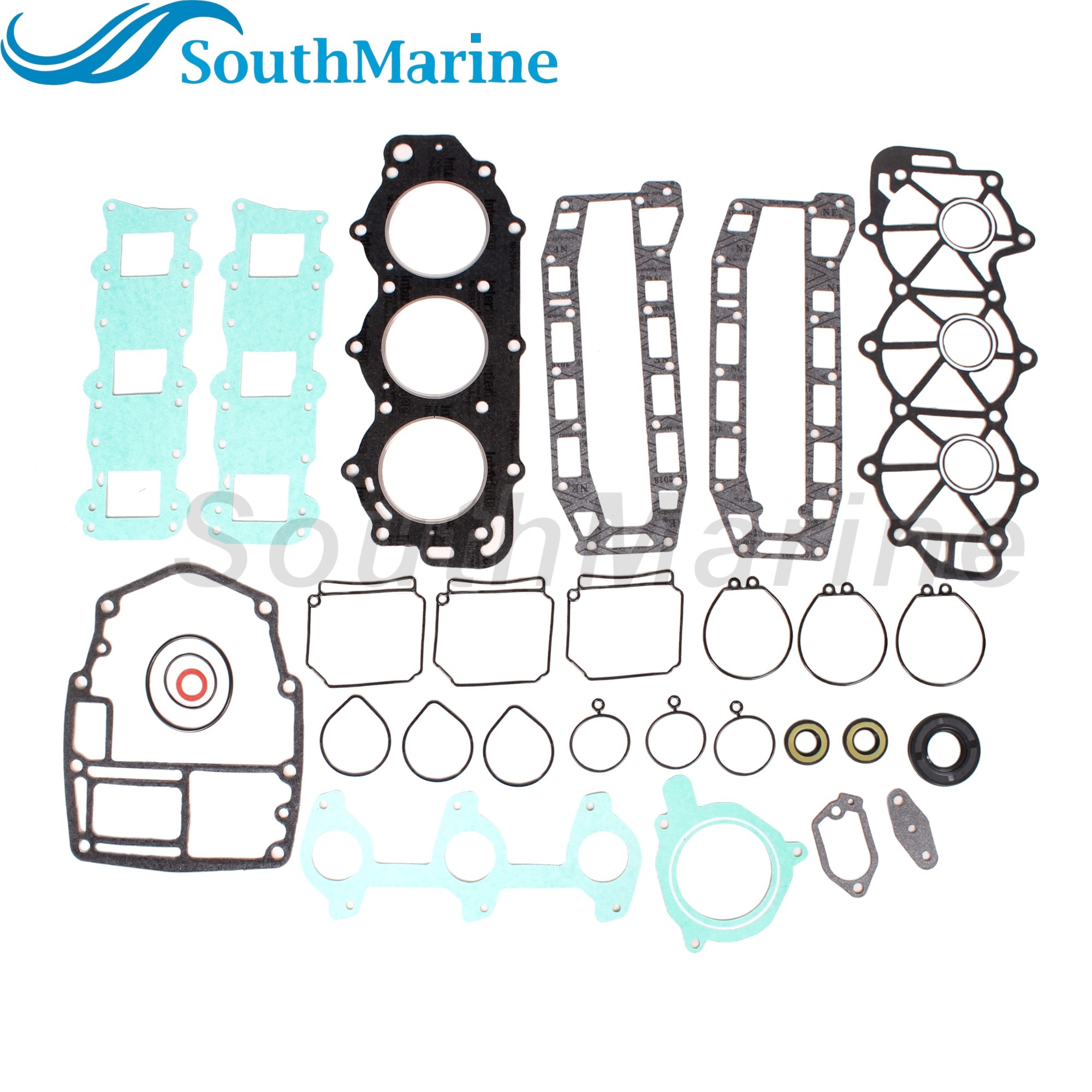 Boat Engine 6H4-W0001-02/A2 6H4-W0001-01/A1/00 18-4419 18-4407 Power Head Gasket Kits for Yamaha 3 Cylinder 40HP 50HP