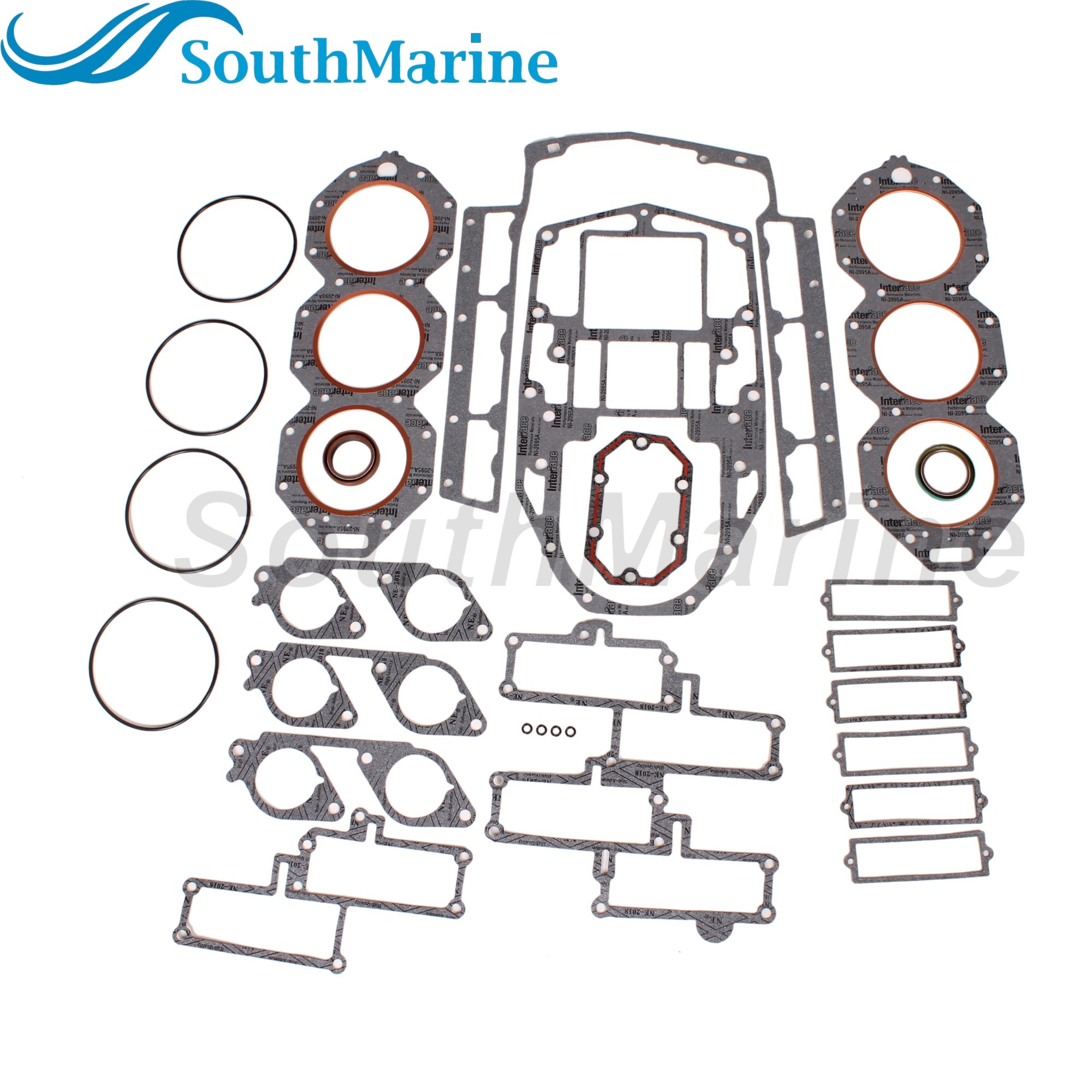 Boat Engine 436891 0436891 777469 0777469 18-4323 Power Head Gasket Set for Evinrude Johnson OMC BRP 185HP-225HP V6